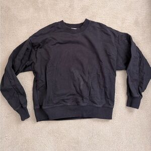 COS Black Crewneck Sweater
